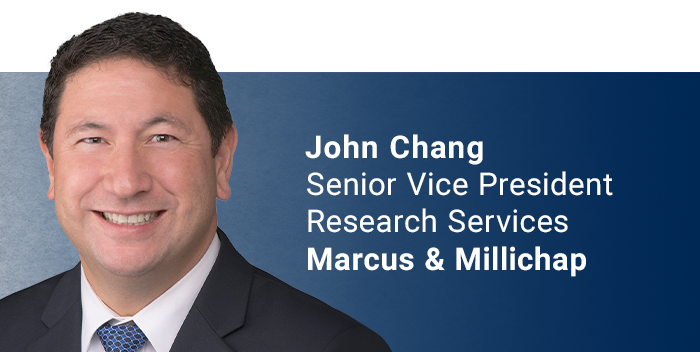 John Chang, Senior Vice President, Research Services, Marcus & Millichap